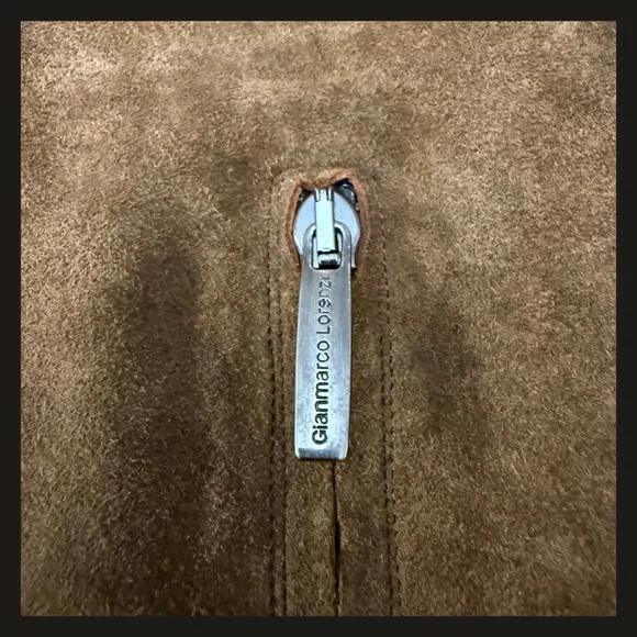 Gianmarco Lorenzi Suede Fringe Over-the-Knee Zipper High Heel Boots Size 39 EUC - Picture 10 of 16